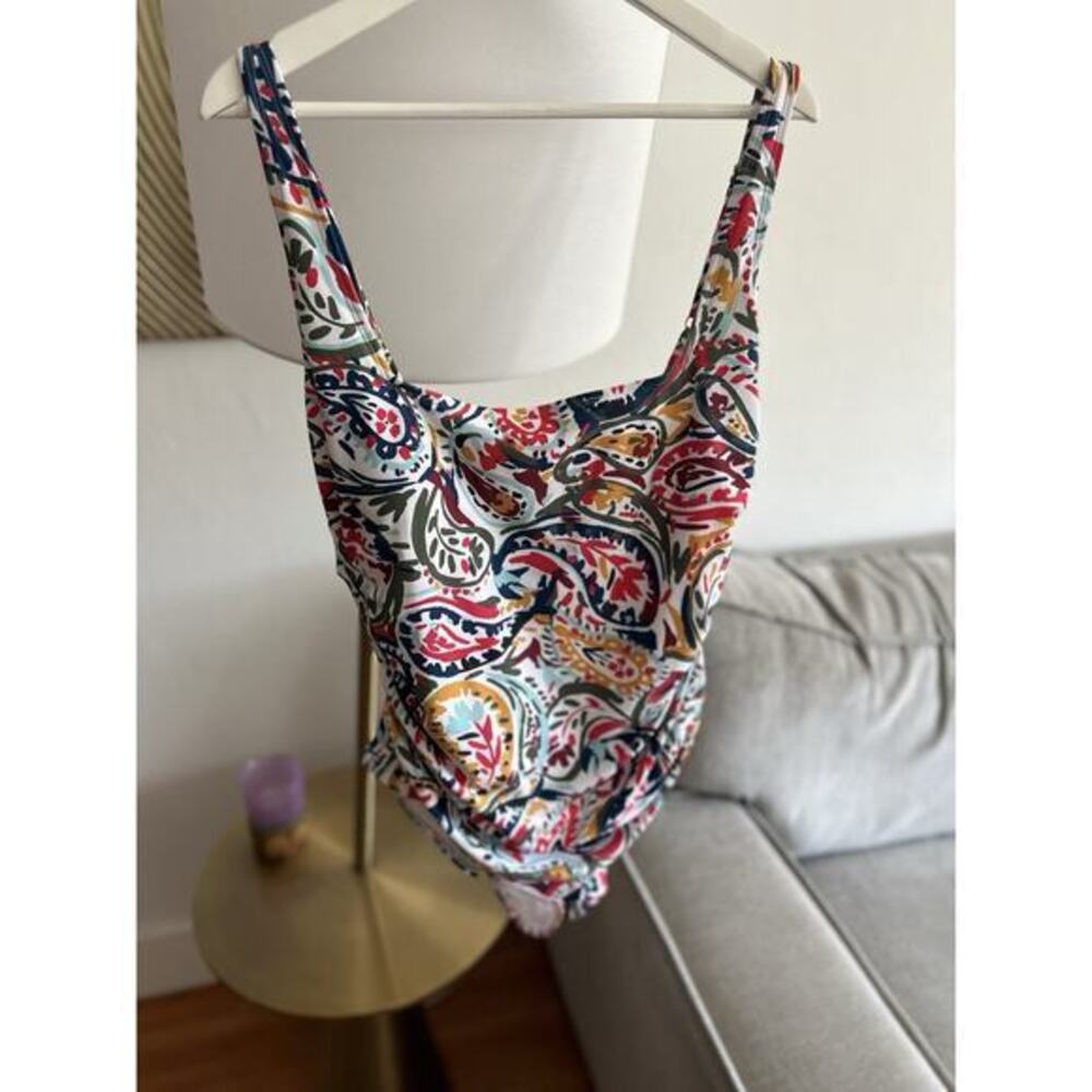 Anne Cole Women's Floral One Piece Swimsuit Parsley 14 Tropical Summer Beach